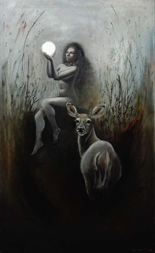 Henrika Kurkimäki, Moon goddess and deer